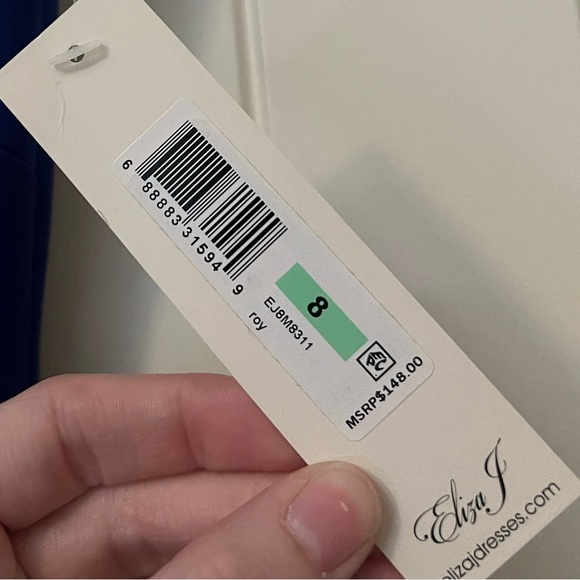 NWT Eliza J One Shoulder Ruffle Dress - Picture 7 of 9